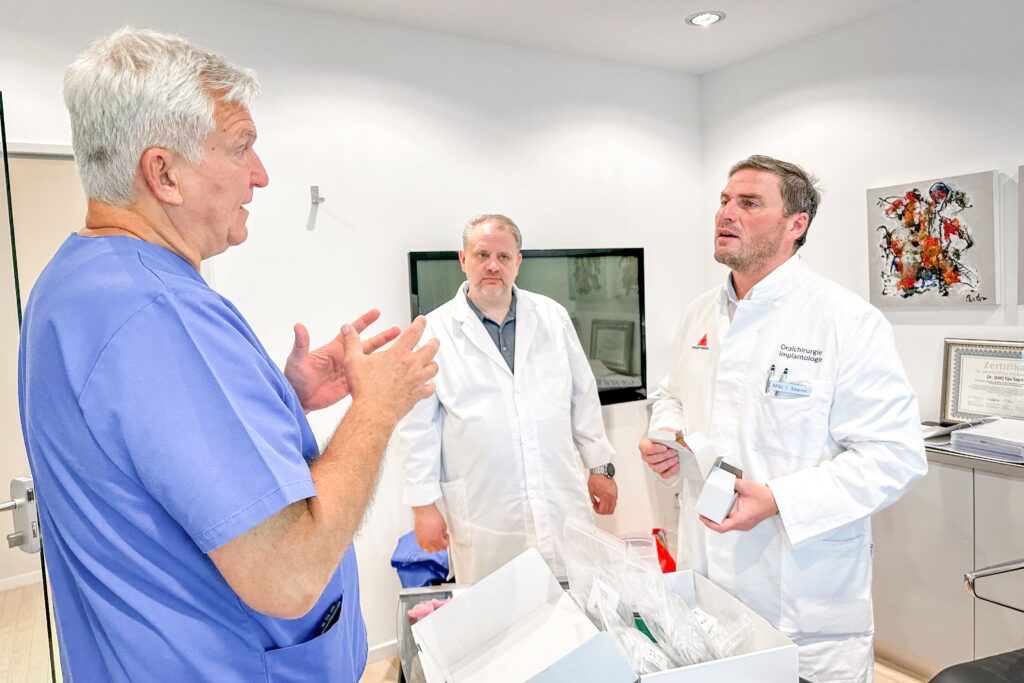 Fachlicher Austausch im Konzeptdental-Team mit Paulo Maló